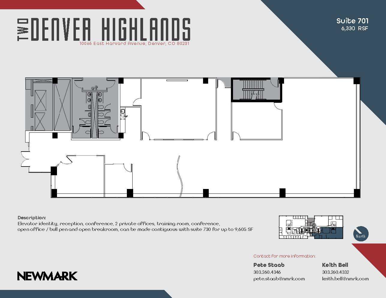 10375 E Harvard Ave, Denver, CO for lease Floor Plan- Image 1 of 1