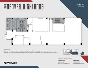 10375 E Harvard Ave, Denver, CO for lease Floor Plan- Image 1 of 1