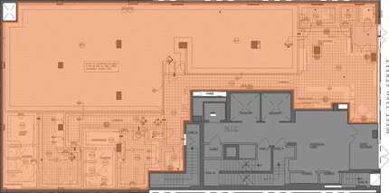 124 W 23rd St, New York, NY à louer Plan d’étage- Image 2 de 7