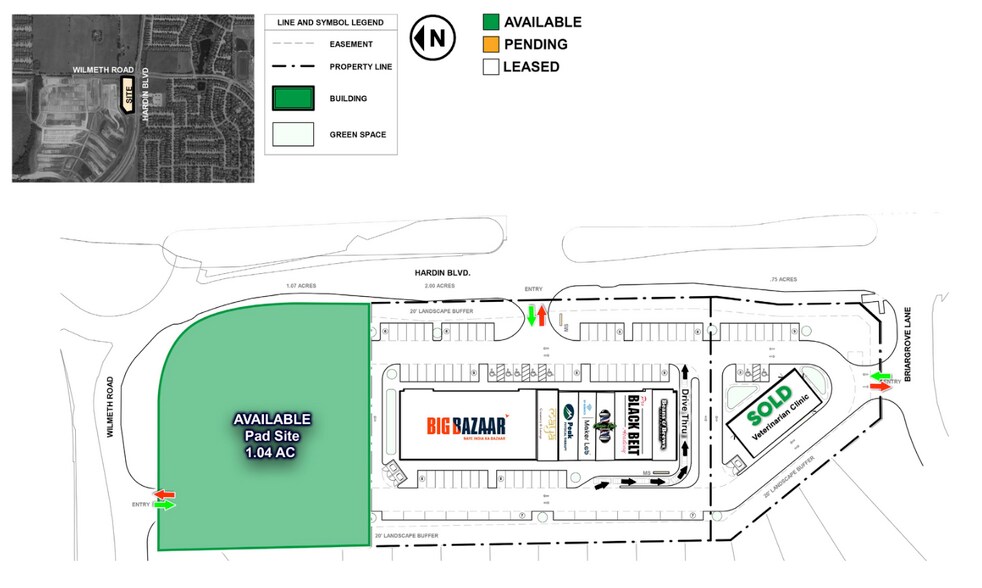 SWQ of Wilmeth Rd and Hardin Blvd, Mc Kinney, TX à louer - Photo du bâtiment - Image 3 de 10