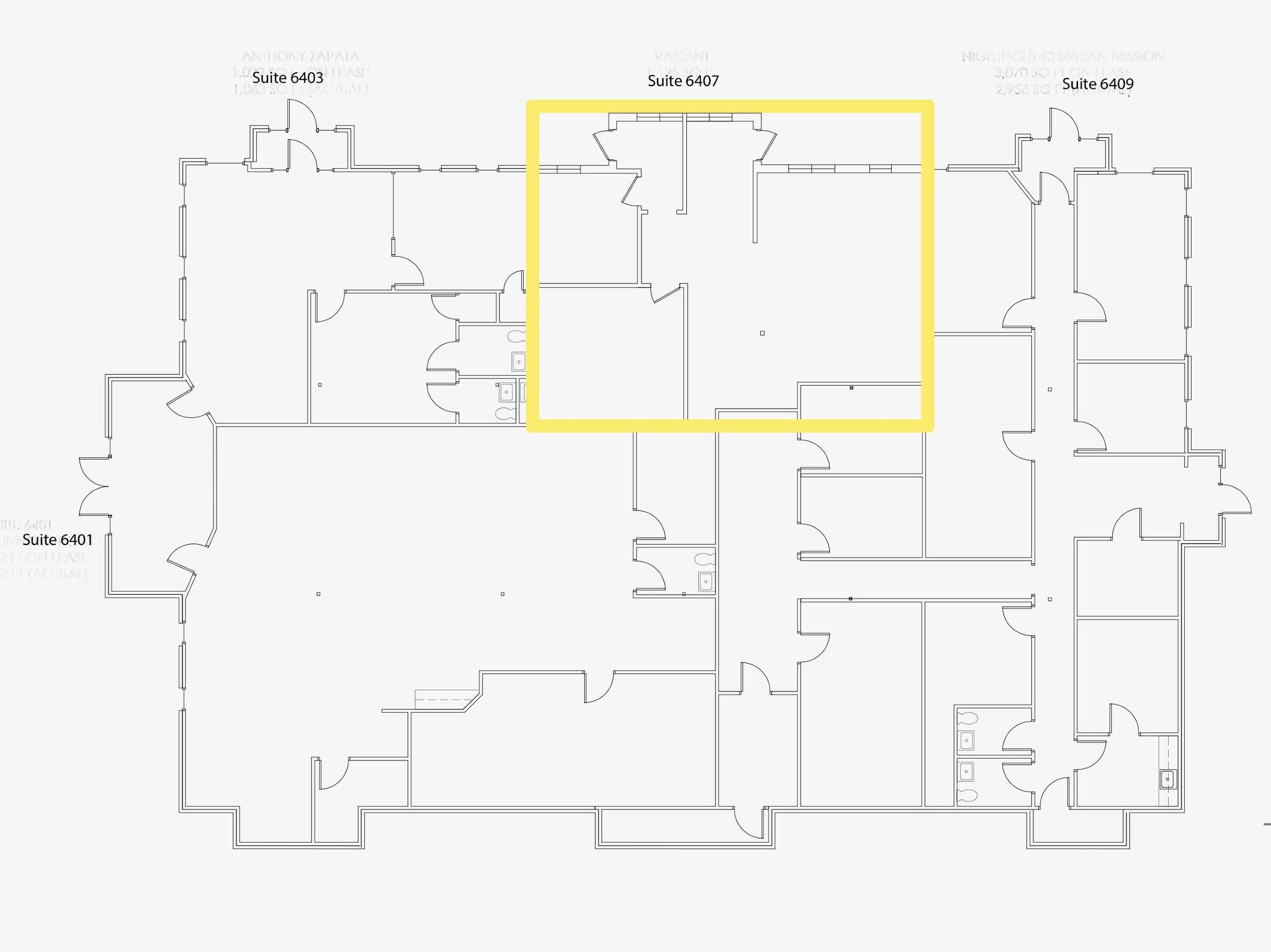6313-6411 S East St, Indianapolis, IN à louer Plan d’étage- Image 1 de 1