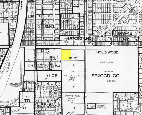6030 Hollywood Blvd, Pembroke Pines, FL for lease - Plat Map - Image 2 of 10