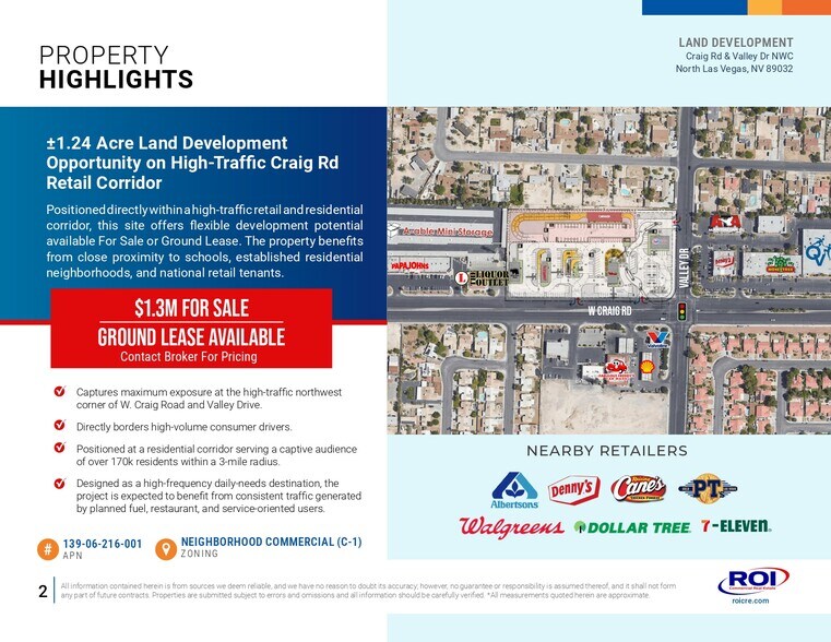 4376 Craig rd, North Las Vegas, NV à vendre - Photo du bâtiment - Image 2 de 9