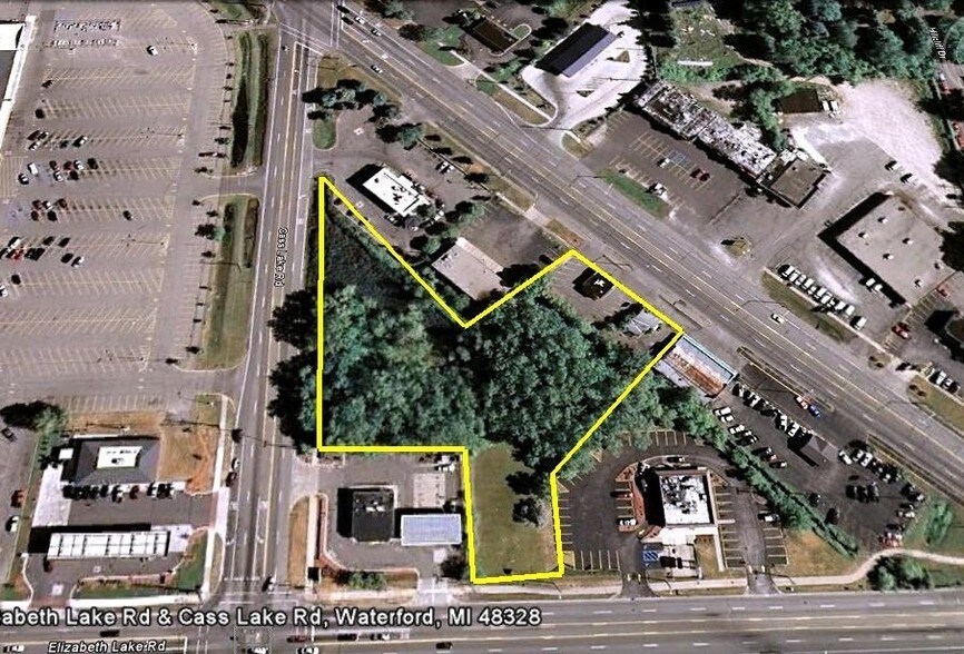NEQ Elizabeth Lake & Cass Lake Rd, Waterford, MI for sale - Primary Photo - Image 1 of 3