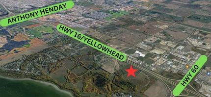 26222 Hwy 16A, Acheson, AB - AERIAL  map view