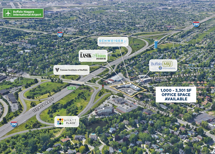 4925 Main St, Buffalo, NY for lease - Aerial - Image 2 of 5