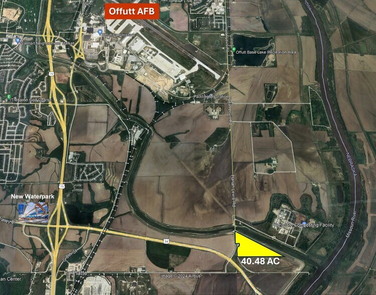 La Platte Rd, Bellevue, NE à vendre - Aérien - Image 3 de 6