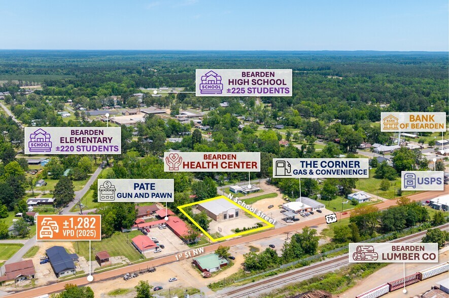 145 N School St, Bearden, AR à louer - Photo du bâtiment - Image 2 de 9