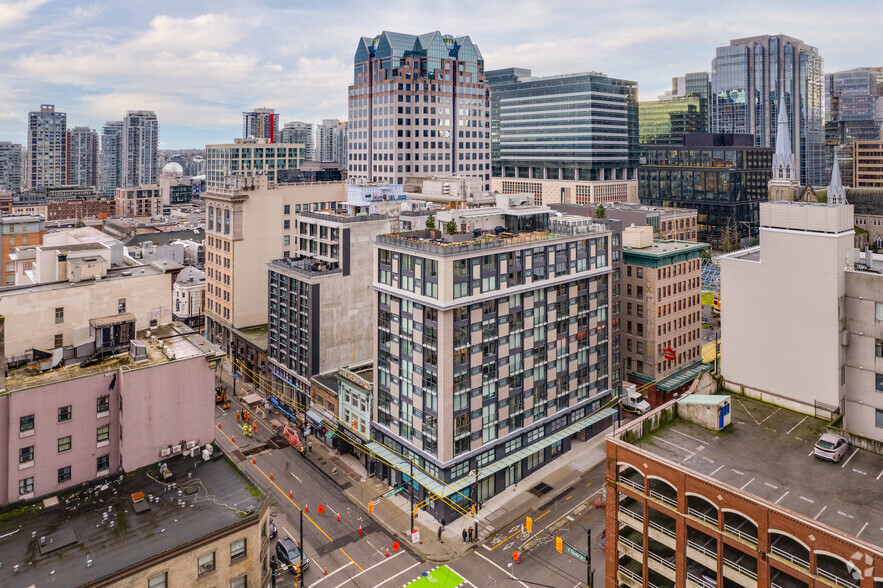 424-510 Richards St, Vancouver, BC for lease - Aerial - Image 3 of 4