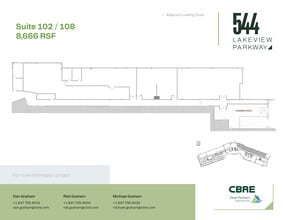 544 Lakeview Pky, Vernon Hills, IL for lease Floor Plan- Image 1 of 1