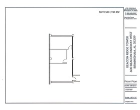 600 Beacon Pkwy W, Birmingham, AL à louer Plan de site- Image 1 de 2