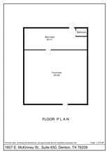 1607 E McKinney St, Denton, TX for lease Floor Plan- Image 1 of 1