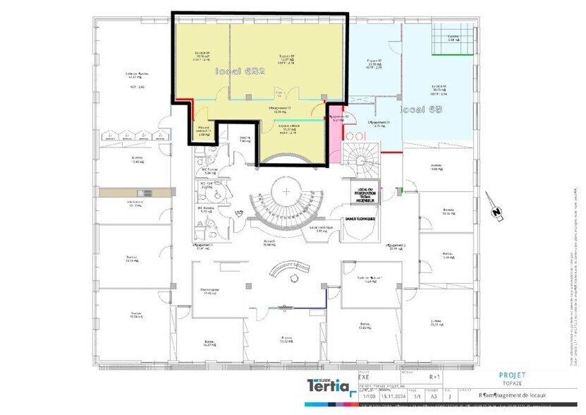 Bureau dans Entzheim à louer - Plan d’étage - Image 2 de 3