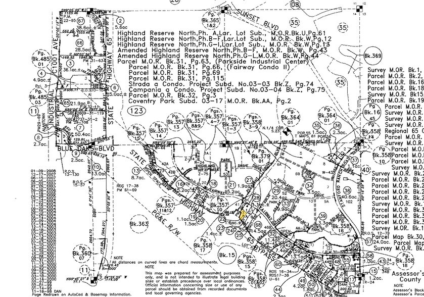 851 Pleasant Grove Blvd, Roseville, CA à louer - Plan cadastral - Image 2 de 9