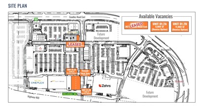 535 Cundles Rd E, Barrie, ON for lease Site Plan- Image 1 of 1