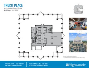 401 E Jackson St, Tampa, FL à louer Plan de site- Image 1 de 1