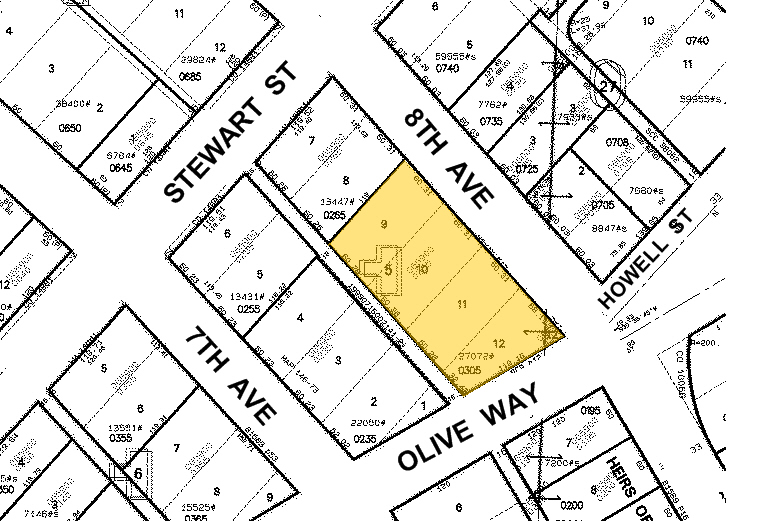 720 Olive Way, Seattle, WA à louer - Plan cadastral - Image 2 de 7