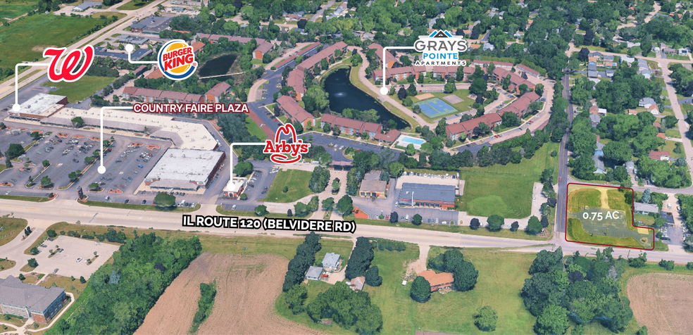 18690 W Route 120 Hwy, Grayslake, IL à vendre - Photo principale - Image 1 de 10