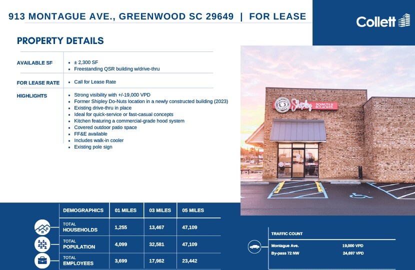 913 Montague Ave, Greenwood, SC for lease Building Photo- Image 1 of 2