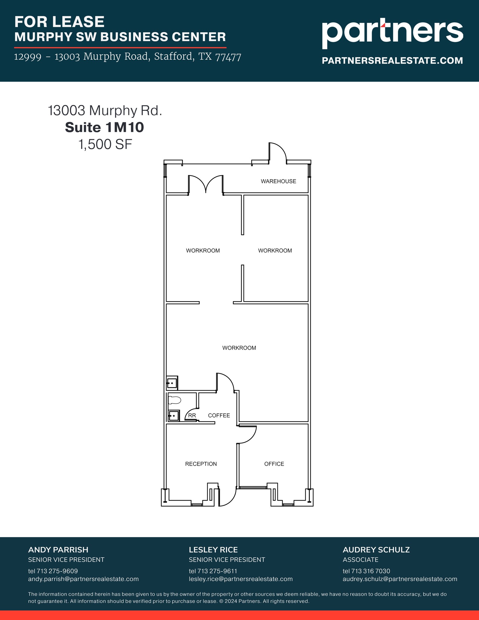 12999-13003 Murphy Rd, Stafford, TX à louer Plan de site- Image 1 de 1