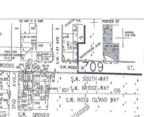 10 SW Porter St, Portland, OR à vendre - Plan cadastral - Image 2 de 6