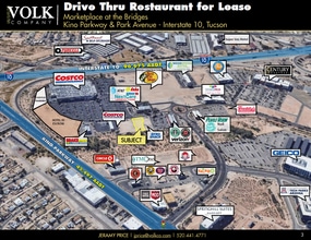 1620 Tucson Marketplace blvd, Tucson, AZ - AÉRIEN  Vue de la carte - Image1