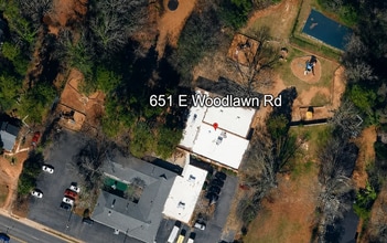 651 E Woodlawn Rd, Charlotte, NC - Aerial map view - Image1