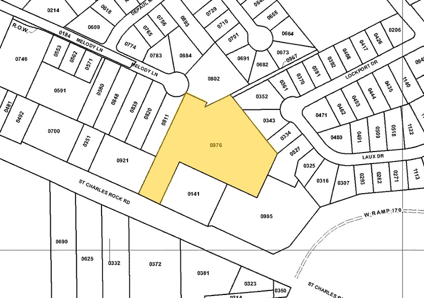 11717-11737 St. Charles Rock Rd, Bridgeton, MO for sale - Plat Map - Image 2 of 2