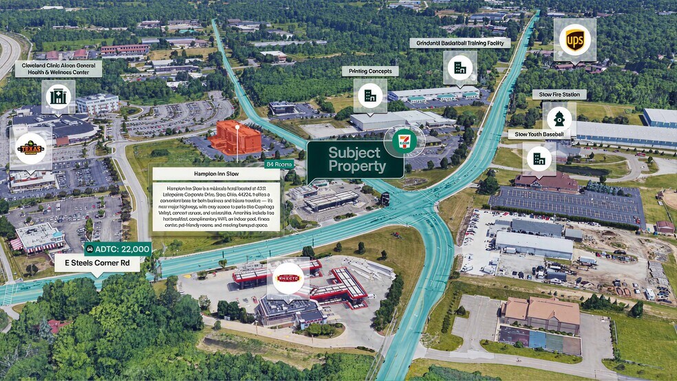 959 Steels Corners Rd, Stow, OH à vendre - Aérien - Image 2 de 2