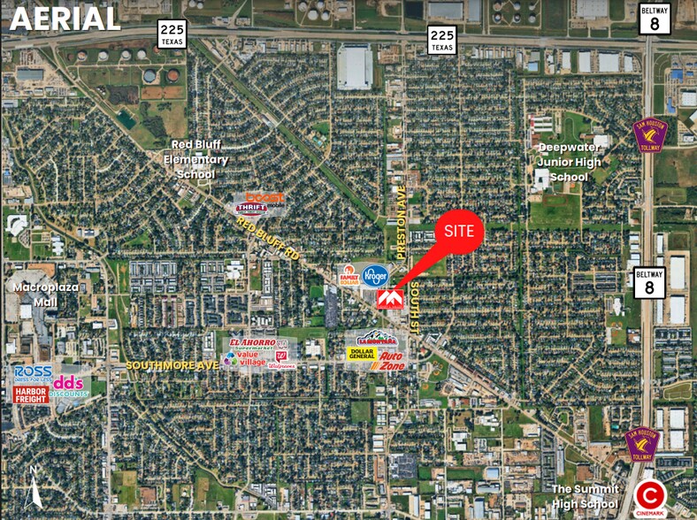 2783 Red Bluff Rd, Pasadena, TX à louer - Aérien - Image 2 de 2