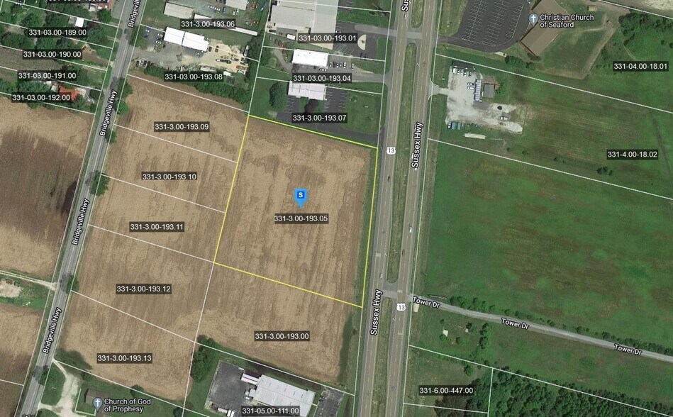 22654 Sussex Hwy, Seaford, DE à louer - Plan cadastral - Image 2 de 3