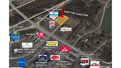 1805 Hwy 53, La Grange, KY - AERIAL  map view