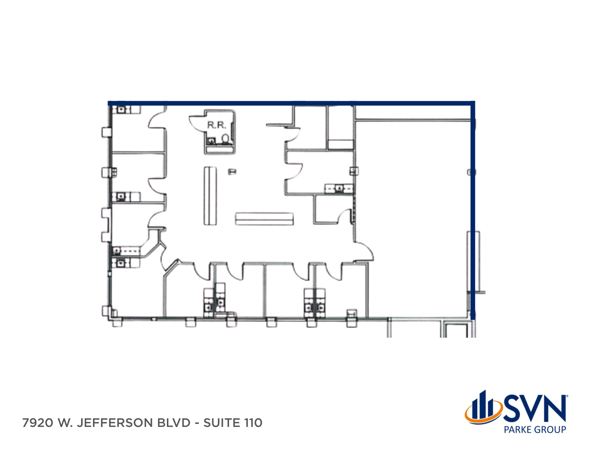 7920 W Jefferson Blvd, Fort Wayne, IN à louer Plan d’étage- Image 1 de 1