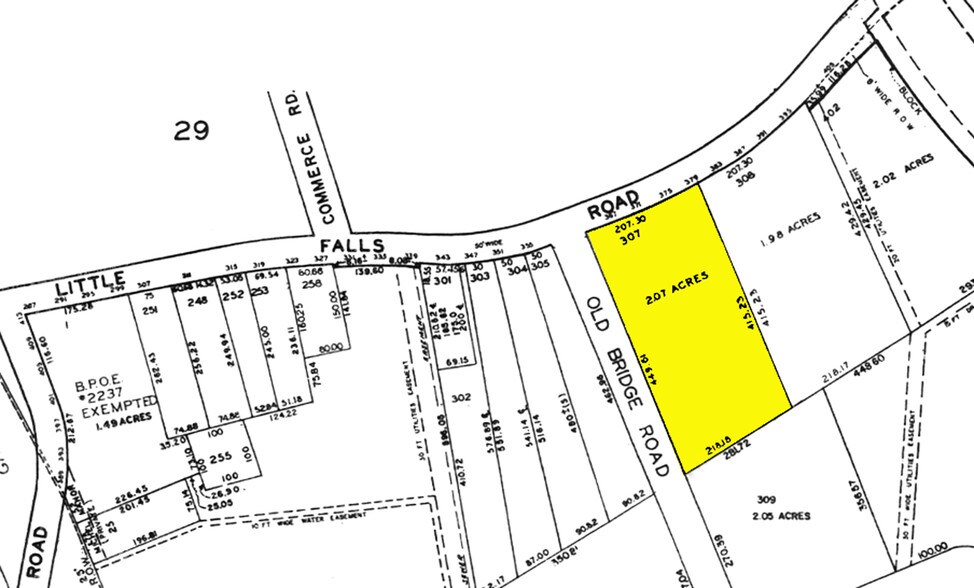 371 Little Falls Rd, Cedar Grove, NJ à louer - Plan cadastral - Image 2 de 2