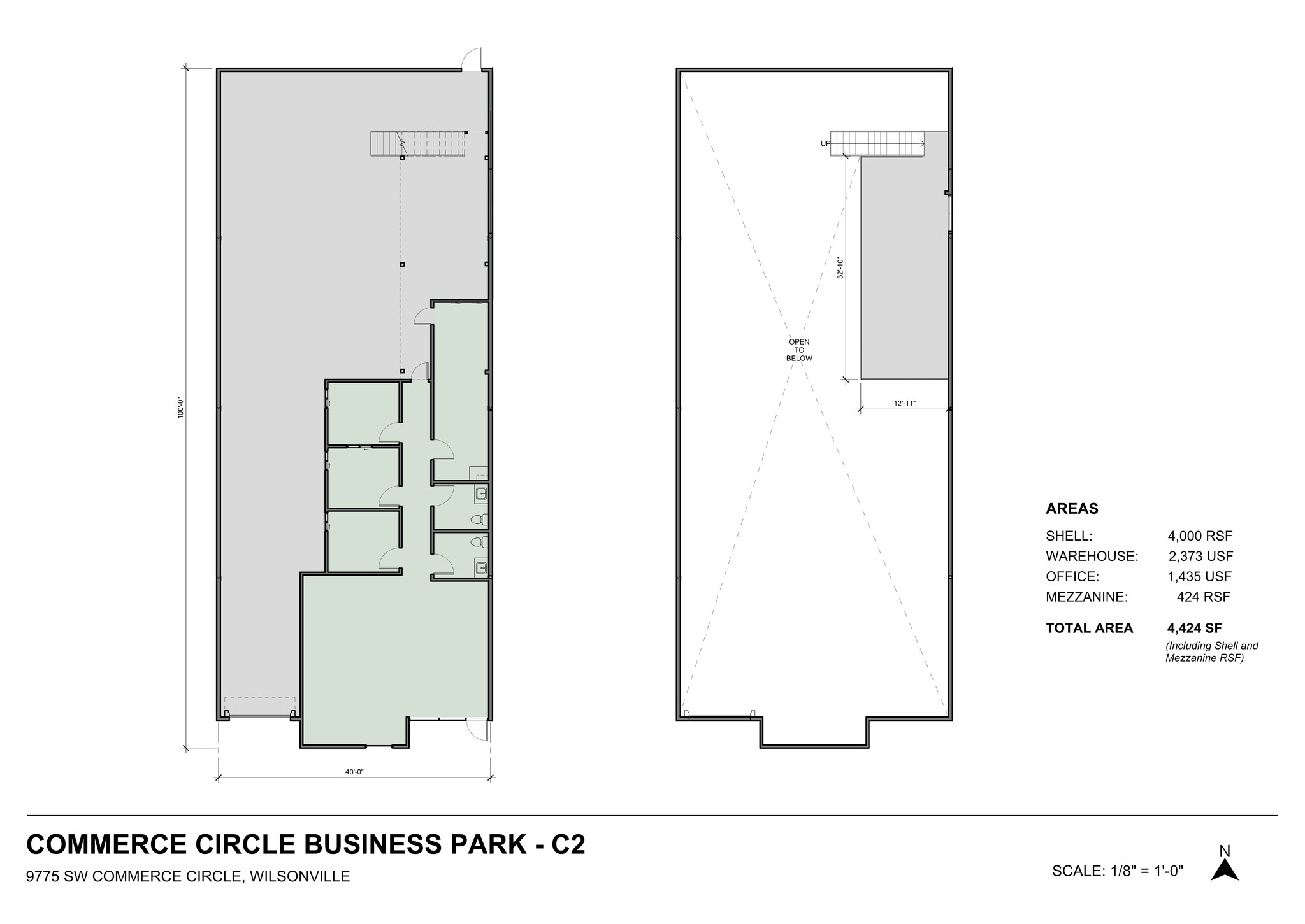 9775 SW Commerce Cir, Wilsonville, OR à louer Plan de site- Image 1 de 3