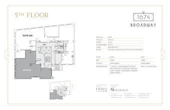 1674 Broadway, New York, NY for lease Site Plan- Image 1 of 1