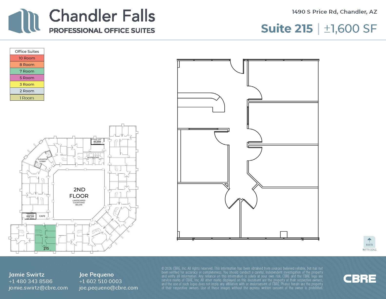 1490 S Price Rd, Chandler, AZ à louer Plan d’étage- Image 1 de 2