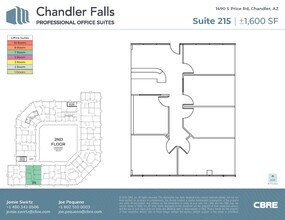 1490 S Price Rd, Chandler, AZ à louer Plan d’étage- Image 1 de 2