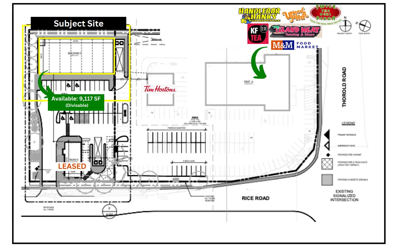 30 Rice Rd, Welland, ON for lease Site Plan- Image 1 of 3