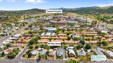 66 Piper St, North Tamworth, NSW - Aérien  Vue de la carte - Image1