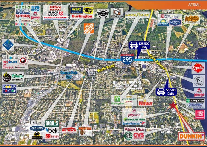 1408 Park Ave, Orange Park, FL à vendre - Aérien - Image 2 de 4