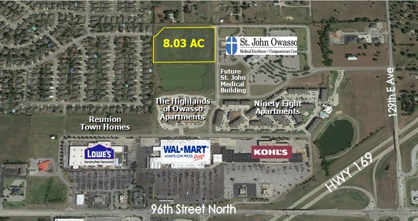 12451 E 100th St, Owasso, OK à vendre Aérien- Image 1 de 2