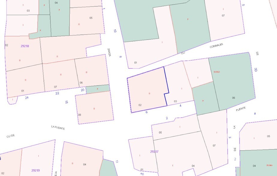 Terrain dans San Esteban de los Patos, Ávila à vendre - Plan cadastral - Image 1 de 1