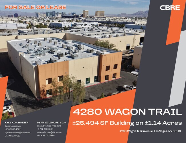 More details for 4280 Wagon Trail Ave, Las Vegas, NV - Industrial for Lease