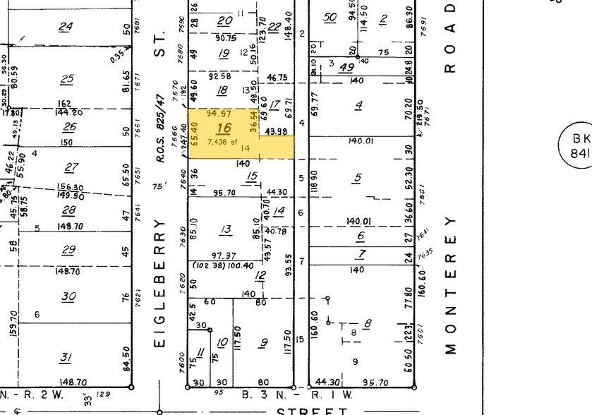 7660 Eigleberry St, Gilroy, CA for sale - Plat Map - Image 2 of 2