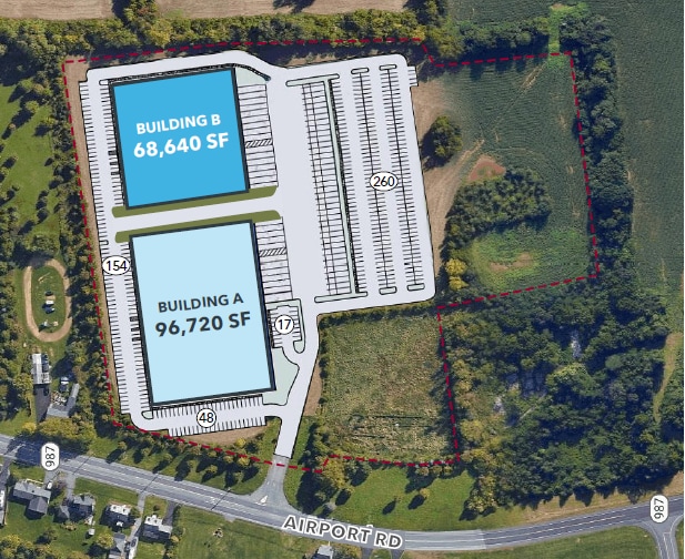 4000 Airport Road Rd, Bethlehem, PA for lease - Site Plan - Image 3 of 3