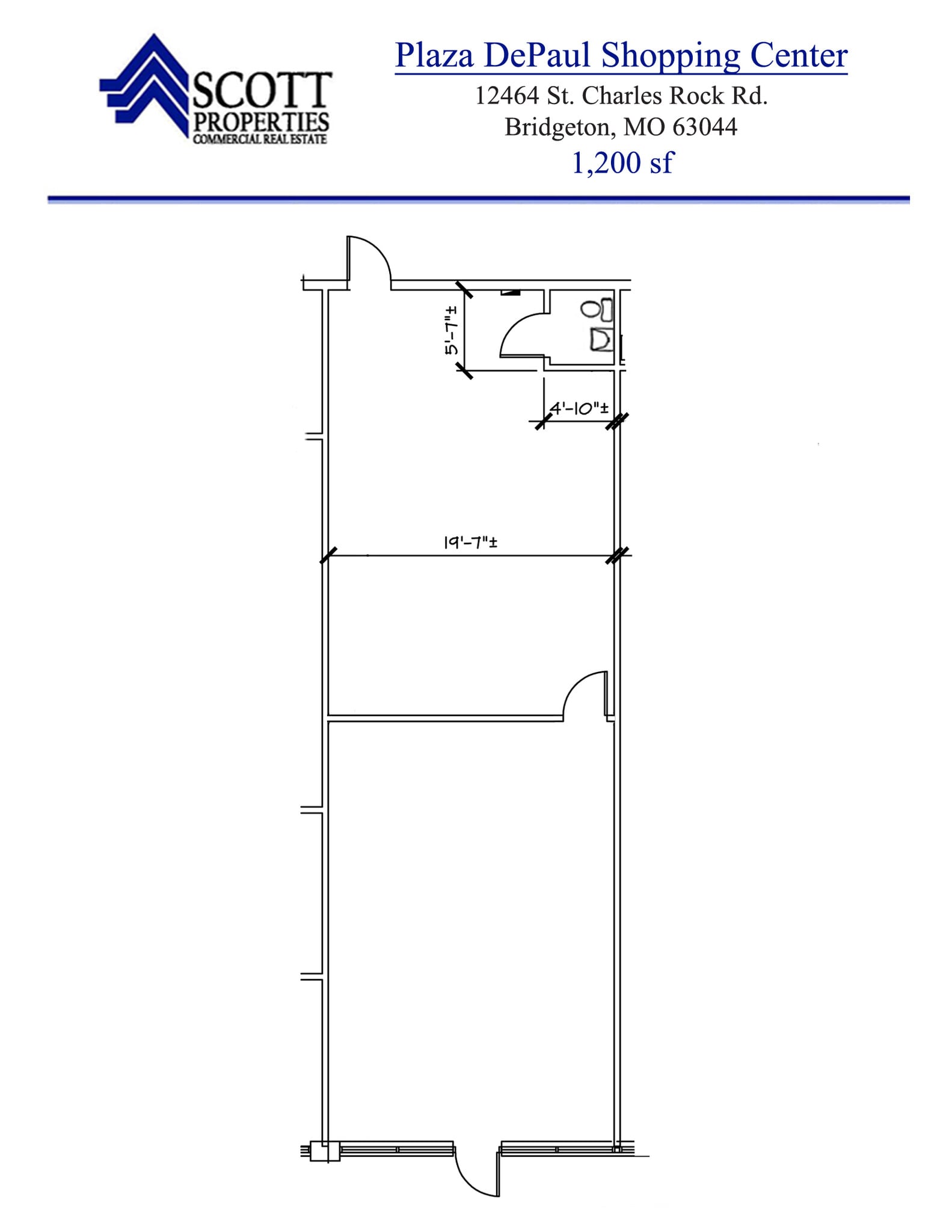 12400-12490 St. Charles Rock Rd, Bridgeton, MO for lease Interior Photo- Image 1 of 1