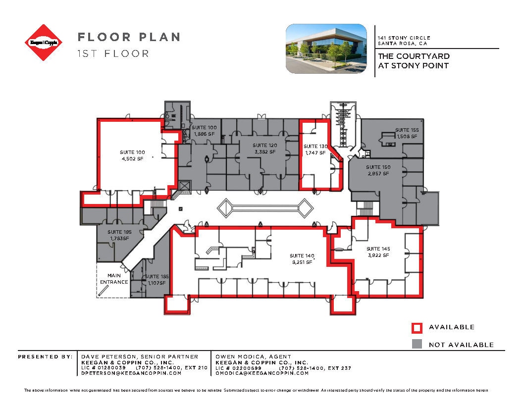 141 Stony Cir, Santa Rosa, CA for lease Floor Plan- Image 1 of 1