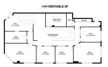 3585 E Flamingo Rd, Las Vegas, NV for lease Floor Plan- Image 1 of 9