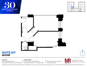 30 N Michigan Ave, Chicago, IL for lease Floor Plan- Image 1 of 4
